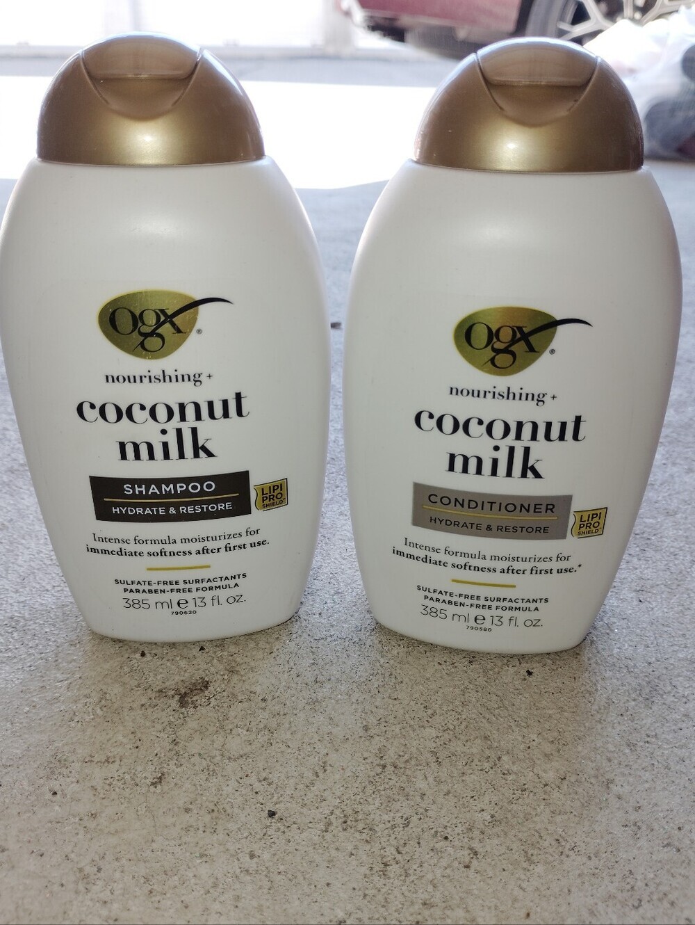 Title: Brand New OGX Nourishing + Coconut Milk Shampoo & Conditioner Set (13 fl